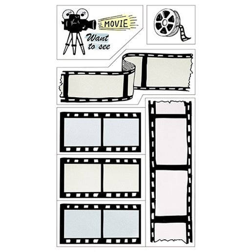 Movie Log Film Sticker