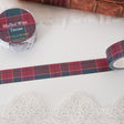 Note & Wish Mulled Wine Tartan Washi Tape