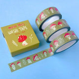 Hannakin Mush Pals Washi Tape (Mustard)