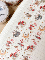 Mushrooms & Rabbit Washi Tape