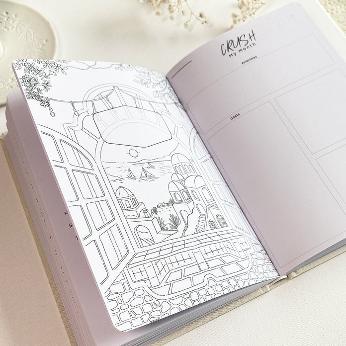 My Creative Planner - Undated | Colouring Pages, Weekly Plan