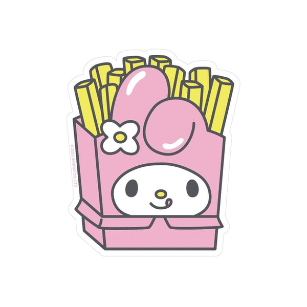 My Melody Fries Vinyl Sticker