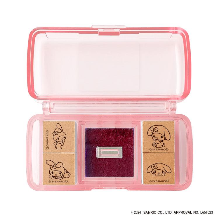 My Melody Mini Rubber Stamp Set