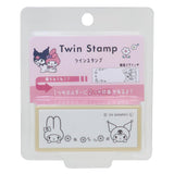 My Melody & Kuromi Twin Stamp Pre-inked