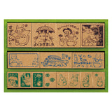 My Neighbor Totoro Wooden Reward Stamp DX Stamp Set