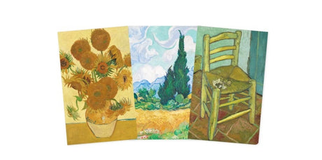 Galería Nacional: Juego de 3 minicuadernos de Vincent Van Gogh