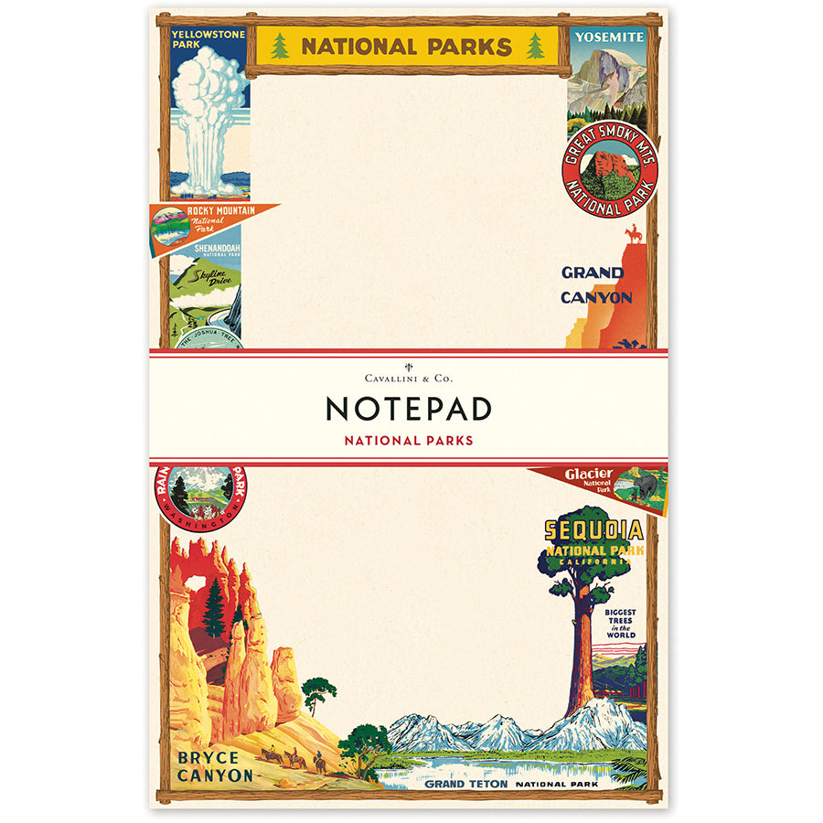 National Parks Notepad