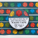 Natural 1's Washi Tape - For D&D, Rpg