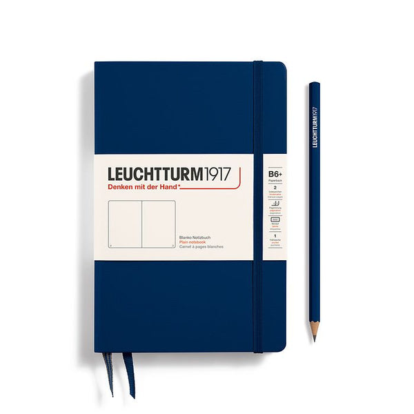 Navy Hardcover B6 Notebook