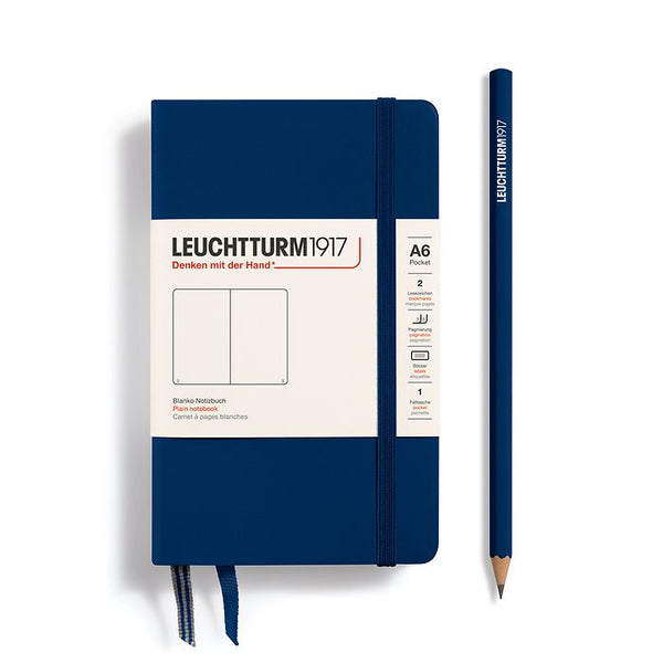 Navy Hardcover Pocket Notebook