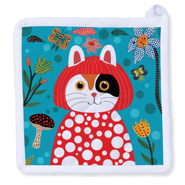 Yayoi Kusameow Kusama Potholder