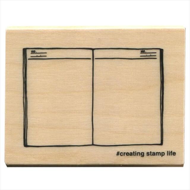 Notebook Rubber Stamp