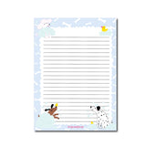 Bath Time Happy Dogs Notepad A5