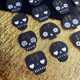 Numbered Skulls Sticker Sheet