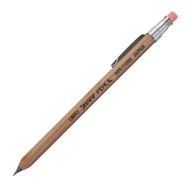 OHTO Wooden Mechanical Pencil 0.5mm Light Brown