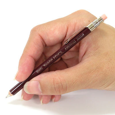 OHTO Wooden Mechanical Pencil 0.5mm Deep Red