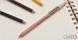 OHTO Wooden Mechanical Pencil 0.5mm Light Brown