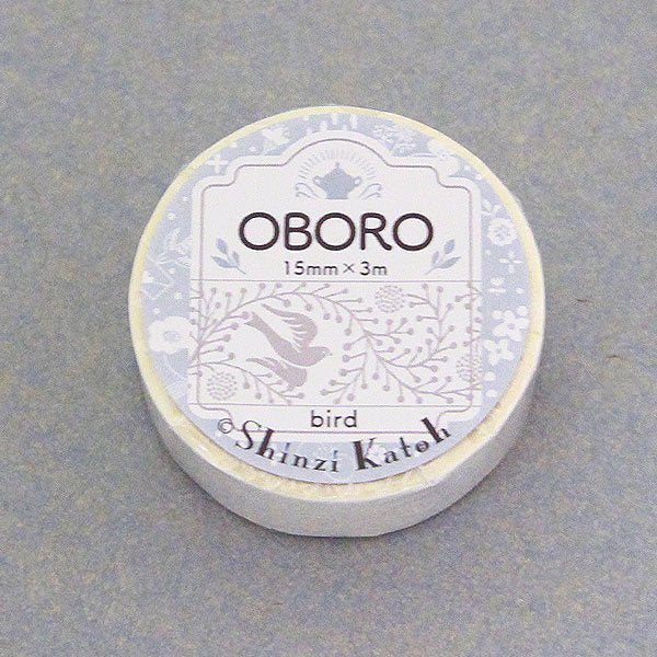 Oboro Bird White Washi Tape