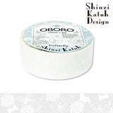 Oboro Butterfly White Washi Tape