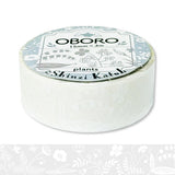 Oboro Plants White Washi Tape