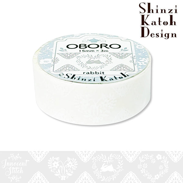 Oboro Rabbit White Washi Tape