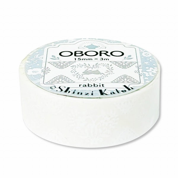 Oboro Rabbit White Washi Tape