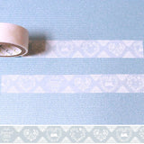 Oboro Rabbit White Washi Tape