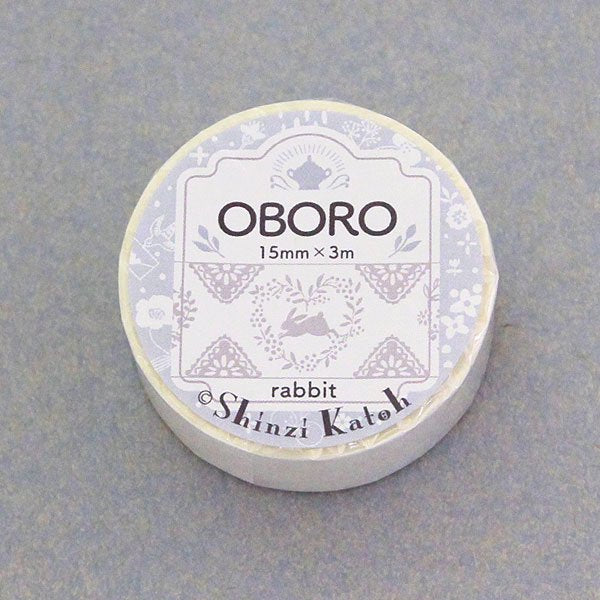 Oboro Rabbit White Washi Tape