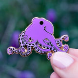 Octopus Enamel Pin