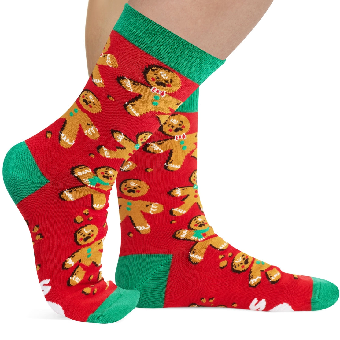 Calcetines navideños Oh Snap (hombrecitos de jengibre)