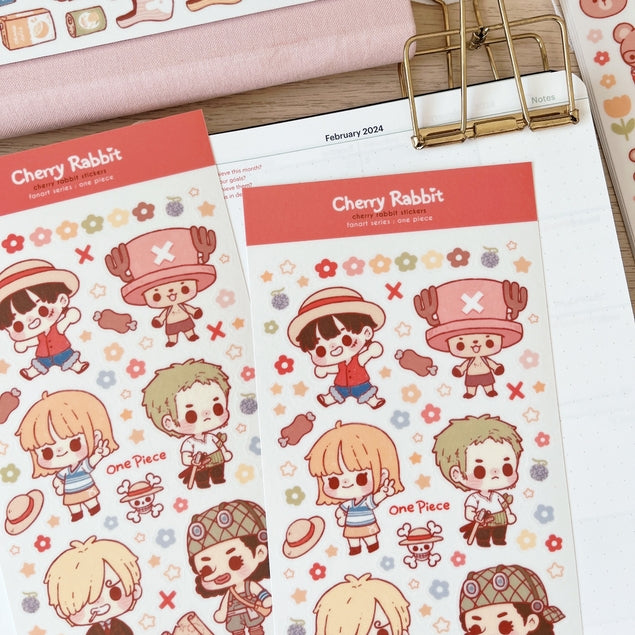 One Piece Sticker Sheet