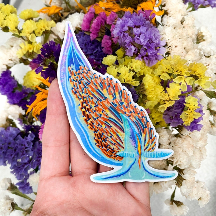 Opalescent Nudibranch Sticker