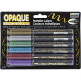 Uchida Opaque Brush Maker Metallic 6/Pkg