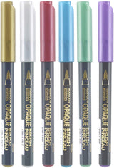 Uchida Opaque Brush Maker Metallic 6/Pkg