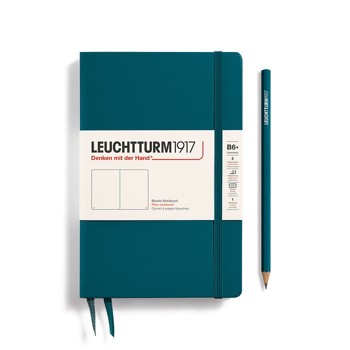 Pacific Green Hardcover Paperback (B6) Notebook