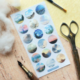 Painted Skies Sticker Sheet