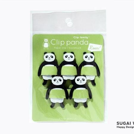 Panda Clip Family Paperclip / Bookmark