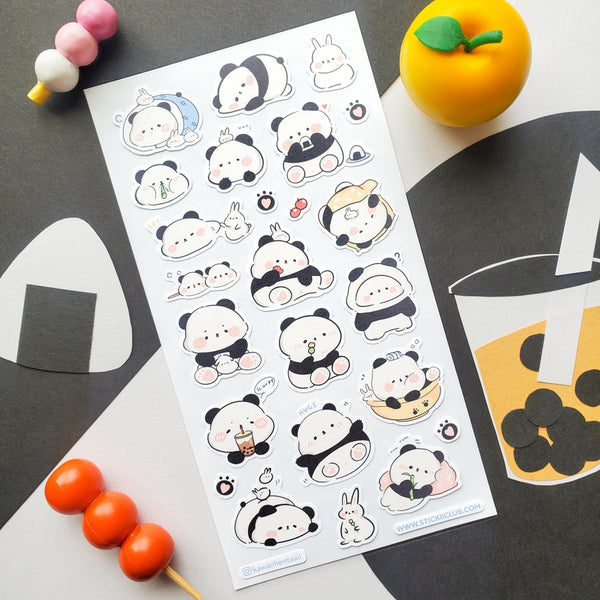 Panda & Bun Pals Sticker