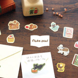 Rabbit Tea Party Flake Sticker