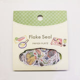 Hankodori Japanese Foods Flake Sticker (54pcs)