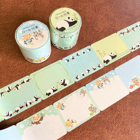 Papier Platz Roll Sticky Notes - Love Panda