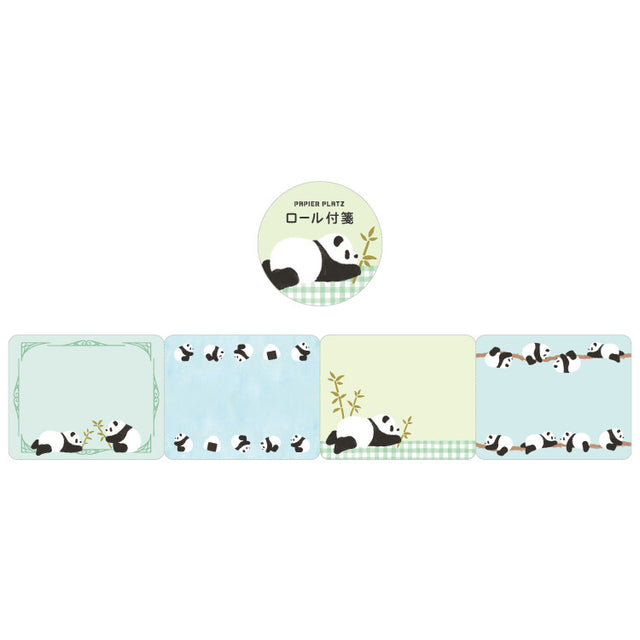 Papier Platz Roll Sticky Notes - Love Panda