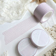 Pastel Pink Grid Washi Tape 30mm