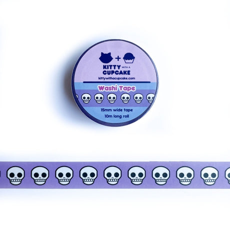 Pastel Skulls Washi Tape