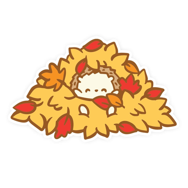 Peek A Boo Leaf Sticker