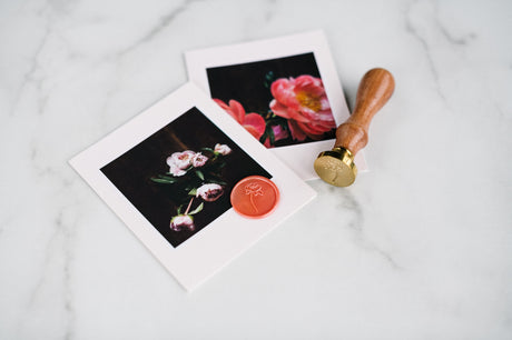 Peony Flower Wax Seal Stamp