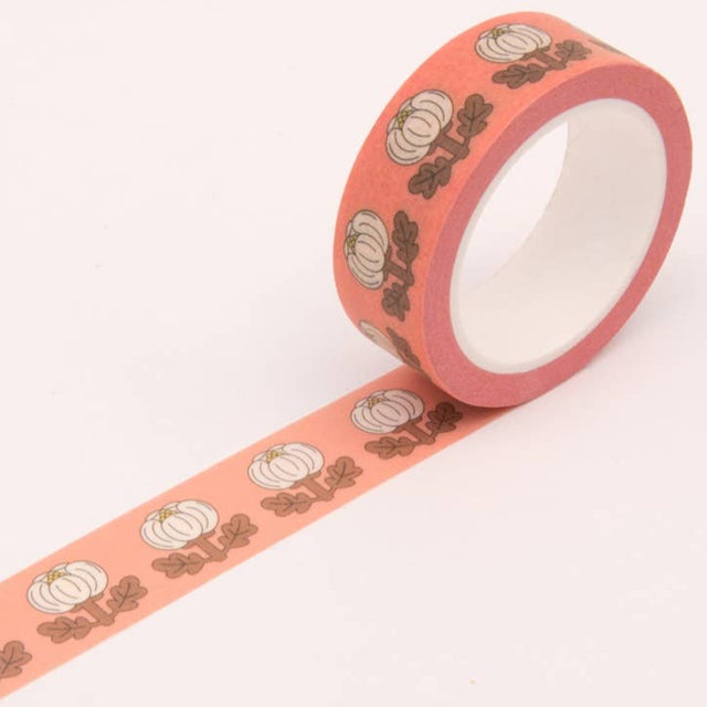 Peony Washi Tape - Coral Pink