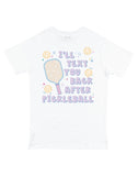 Pickleball Callie Tee White