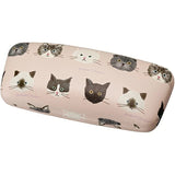 Cats Glasses Case with Cleaning Cloth