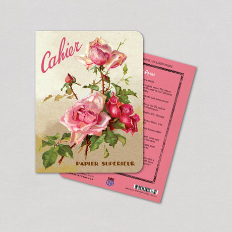 Pink Roses Floral Notebook